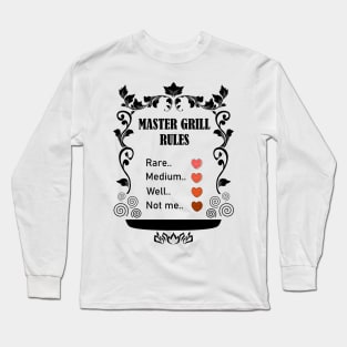 Master Grill Rules Long Sleeve T-Shirt